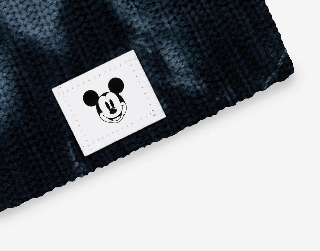 Mickey Mouse Black Tie Dye Beanie 2 Mickey Mouse Black Tie Dye Beanie - Image 2