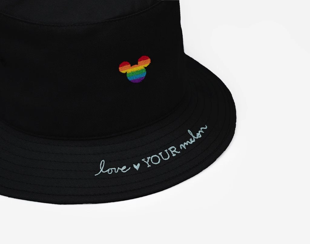 Mickey Mouse PRIDE Black Bucket Hat 2 Mickey Mouse PRIDE Black Bucket Hat - Image 2