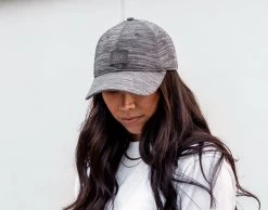 Dark Charcoal And Light Gray Speckled Hero Cap -Love Your Melon MC Dark Charcoal and Light Gray Speckled Knit Cap