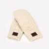 White Speckled Mittens S/M