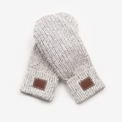 Gray Speckled Mittens