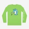 Monsters Inc Mike And Sully Lime Green Long Sleeve Shirt