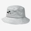 Mickey Mouse Black Seersucker Bucket Hat