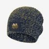 Notre Dame Fighting Irish Navy And Yellow Speckled Beanie
