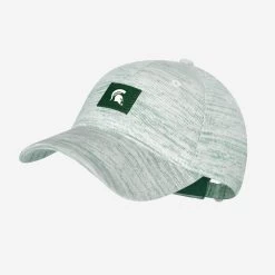 Michigan State Spartans White And Green Speckled Hero Cap