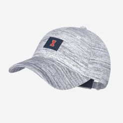 Illinois Fighting Illini White And Navy Speckled Hero Cap