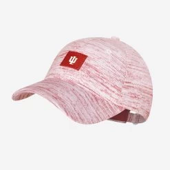 Indiana Hoosiers White And Crimson Speckled Hero Cap