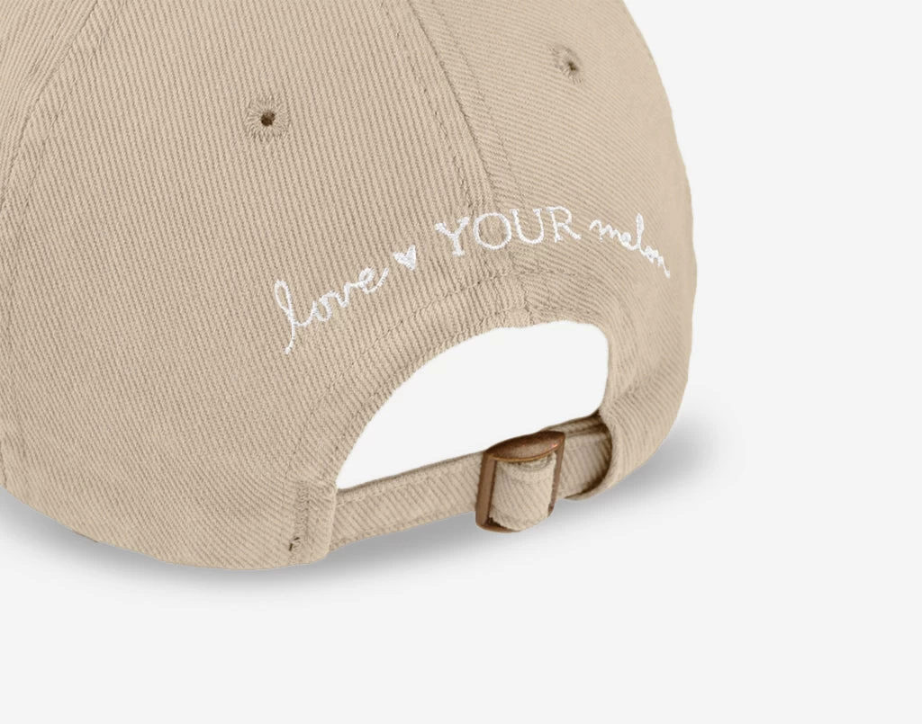 Slink Dog Mom Khaki Washed Denim Cap 2 Slink Dog Mom Khaki Washed Denim Cap - Image 2