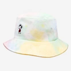Love Your Melon 23 Snoopy Joe Cool Rainbow Tie Dye Bucket Hat