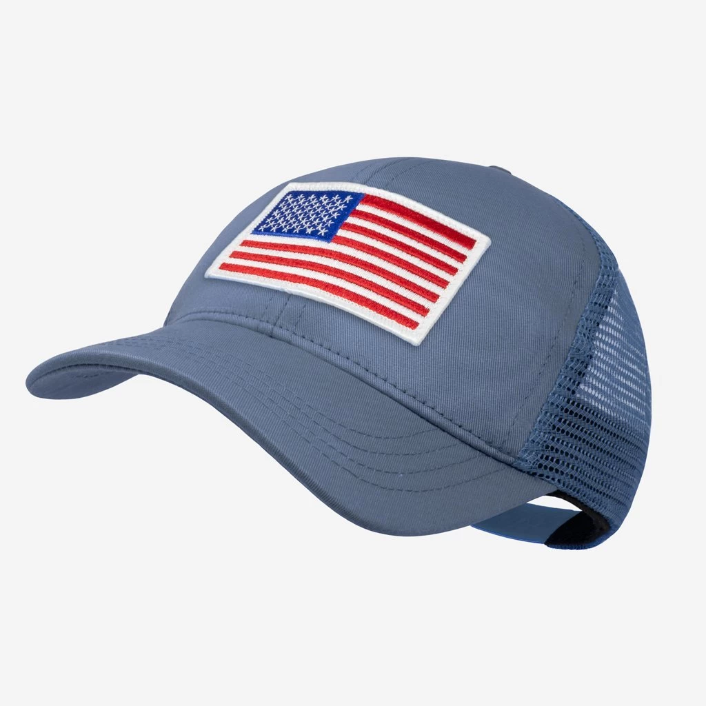 Cool River American Flag Mesh Cap 1 Cool River American Flag Mesh Cap