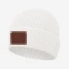 White Lightweight Cuffed Beanie