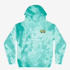 Mystery Machine Mint Tie Dye Hoodie