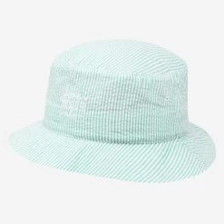 Mint Seersucker Bucket Hat
