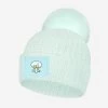 Squidward Tentacles Seafoam Kids Pom Beanie