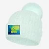 LYM SpongeBob Theme Seafoam Pom Beanie