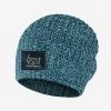Navy, Light Teal And Seafoam Speckled Beanie
