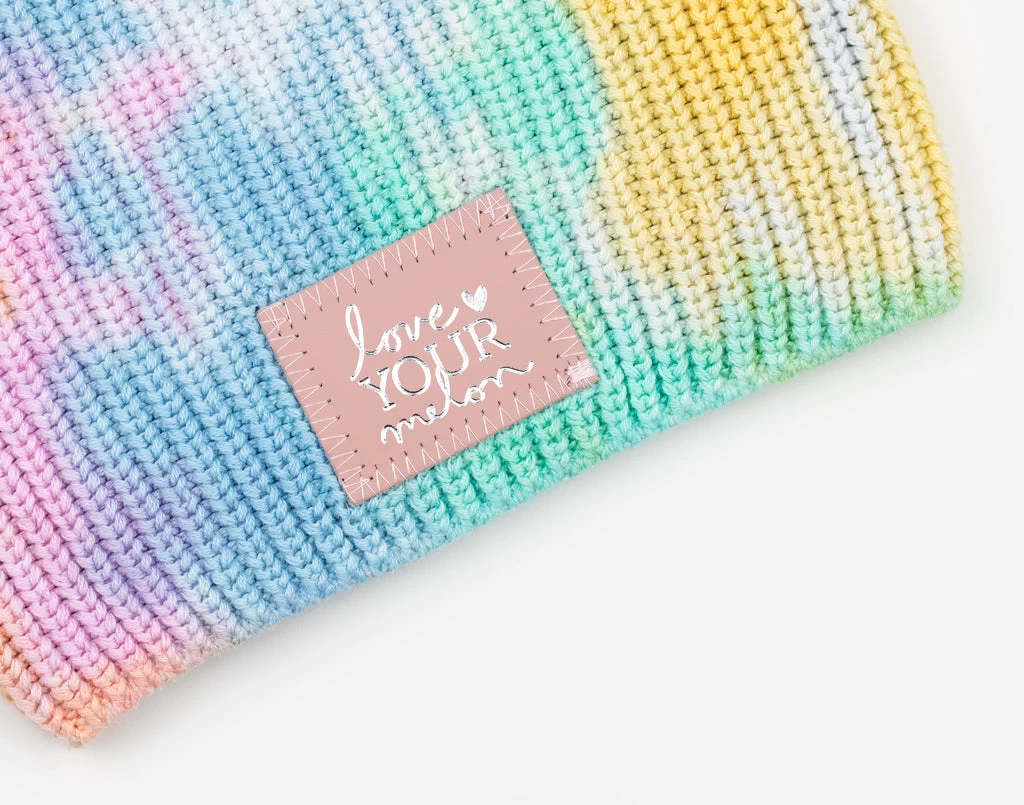 Sherbet Tie Dye Lightweight Beanie 2 Sherbet Tie Dye Lightweight Beanie - Image 2