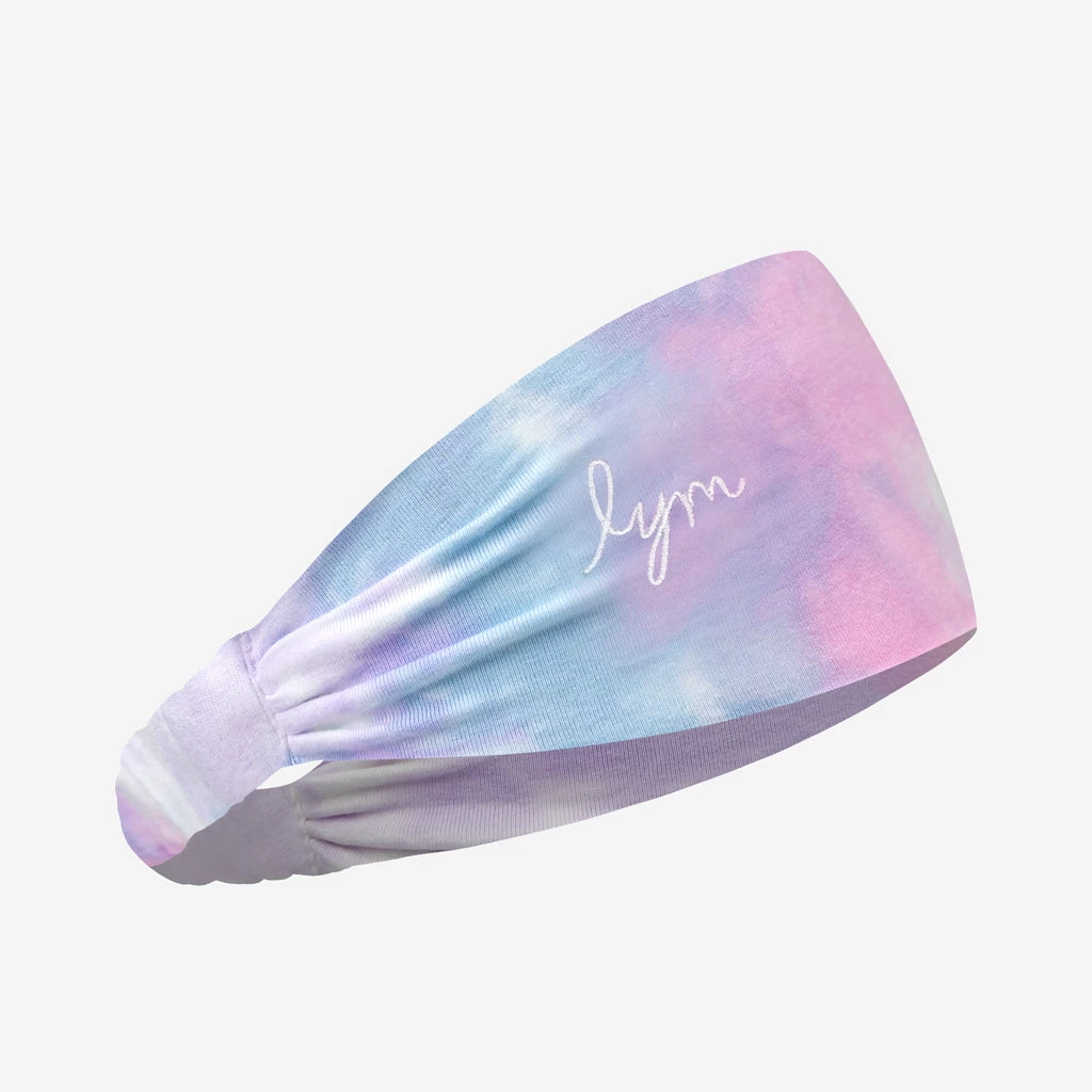 Cotton Candy Tie Dye Scrunch Headband 1 Cotton Candy Tie Dye Scrunch Headband