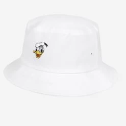 White Donald Duck Bucket Hat
