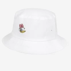 White Daisy Duck Bucket Hat
