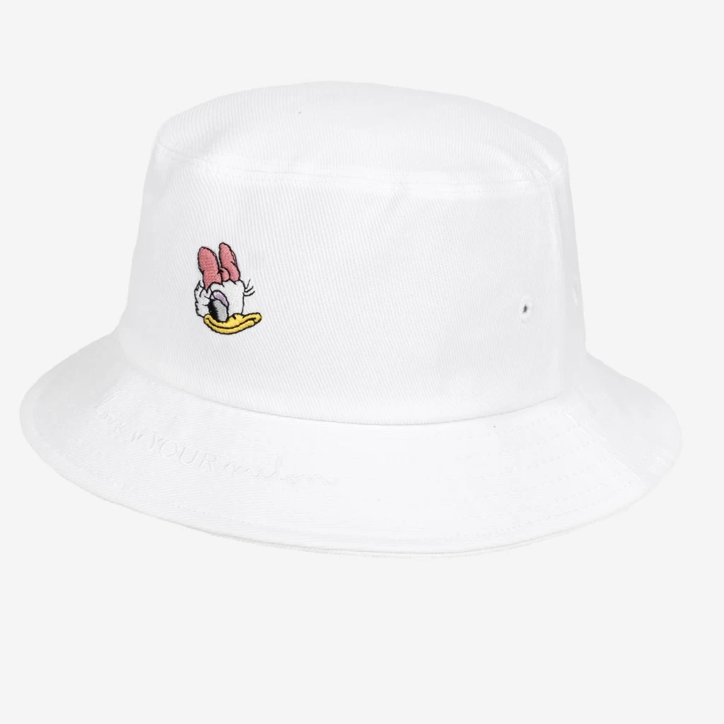 White Daisy Duck Bucket Hat 1 White Daisy Duck Bucket Hat