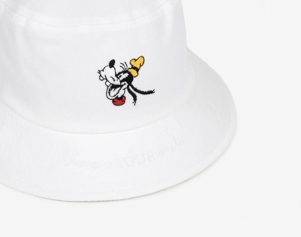 White Goofy Bucket Hat 2 White Goofy Bucket Hat - Image 2
