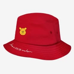 Love Your Melon 38 Winnie The Pooh Red Bucket Hat