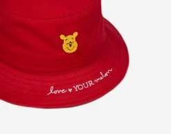 Love Your Melon -Love Your Melon WTPBKTSM001 WinniethePoohRedBucketHat B