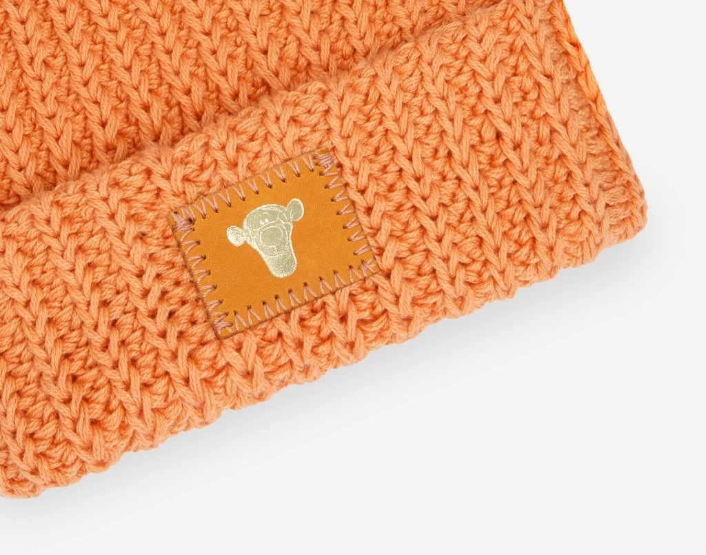 Tigger Orange Baby Pom Beanie 2 Tigger Orange Baby Pom Beanie - Image 2