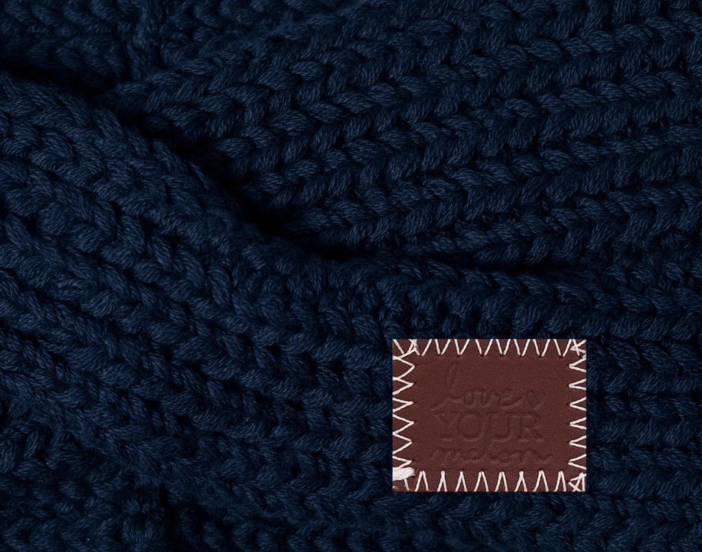 Navy Criss-Cross Headband 2 Navy Criss-Cross Headband - Image 2