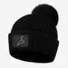 Leo Constellation Black Pom Beanie