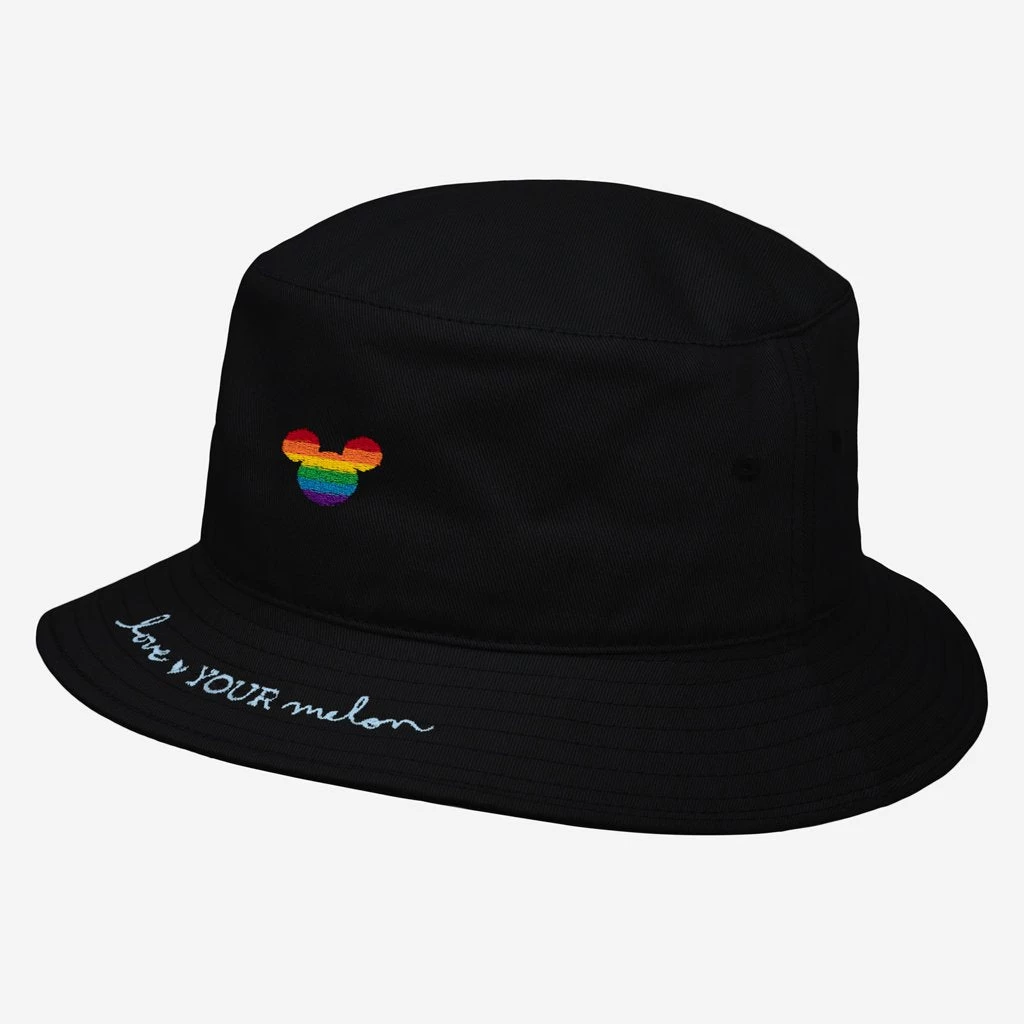 Mickey Mouse PRIDE Black Bucket Hat 1 Mickey Mouse PRIDE Black Bucket Hat