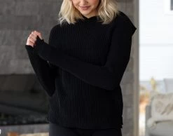 Black Knit Hoodie 5 Black Knit Hoodie -Love Your Melon blackhoodie 44c77cbb 3478 43da a7e9 cd0dc80e3c15