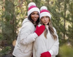 Red And White Santa Mittens 5 Red And White Santa Mittens -Love Your Melon e LYM CyberCO HolidaySanta Picks Kaylyn 2 Model Crop