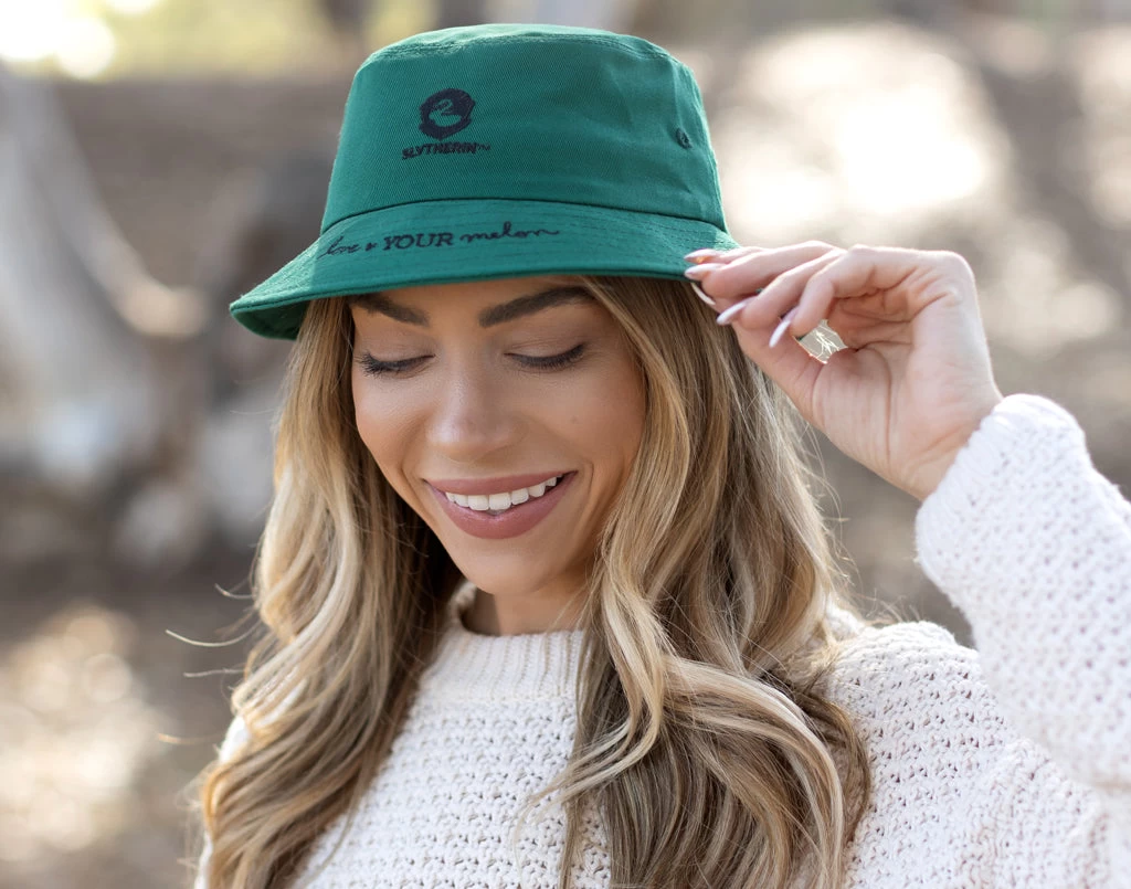 Slytherin™ Hunter Green Bucket Hat 3 Slytherin™ Hunter Green Bucket Hat - Image 3