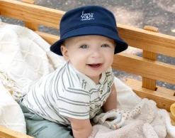 Pacific Blue Baby Bucket Hat -Love Your Melon oxfordbabybucket 5525ca87 0b3a 48c3 b805 07e4f288117d