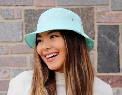 Seafoam Bucket Hat -Love Your Melon sophia primozich IMG 8200 0f33ccfc 704f 41bd 8e0c 66e769190866