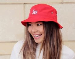 Light Red Bucket Hat -Love Your Melon sophia primozich IMG 8261 ed3a4513 d718 47dc bb32 b9334015a9c1