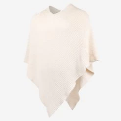 White Speckled Knit Shawl